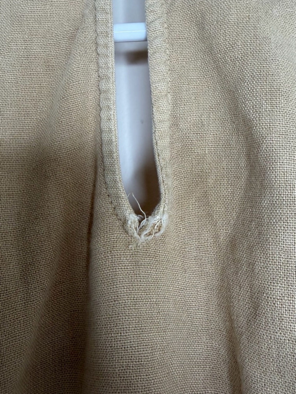 Universal Thread Sleeveless V-Neck Wide-Leg Jumpsuit in Tan - Picture 7 of 7